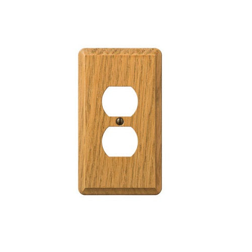 Amerelle 901DL Contemporary 1 Duplex Outlet Wall Plate