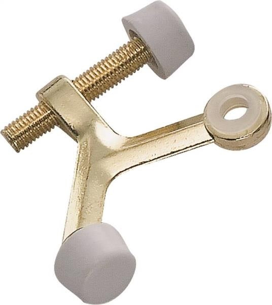 Prosource H20-B020-PS Hinge Pin Doorstops, Bright Brass