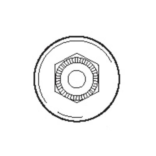 Prime Line M6001 Tub Enclosure Roller, Round, 3/4"