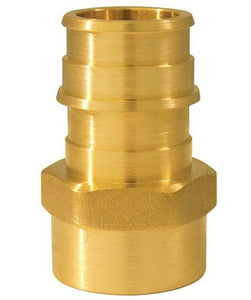 Apollo EPXFA34125PK Female Pipe Adapter, Brass, 3/4" x 1/2"