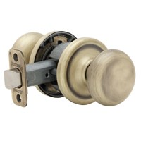 Kwikset 720H56ALBX Hancock Passage Door Lock, Antique Brass