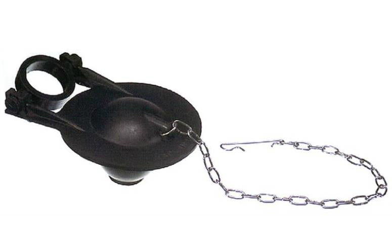 Danco 80808 Universal Toilet Tank Flapper With Adapter, Rubber