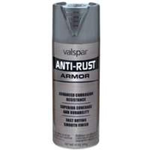 Valspar 044.0021940.076 Anti-Rust Armor Spray Paint, Aluminum, 12 Oz