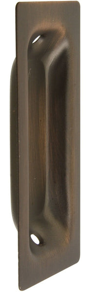National Hardware N335-620 V141 Recessed Flush Pull, Antique Bronze