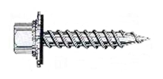 Pro-Fit 278138 Post Frame Screw, Galvanized, #9 x 2"