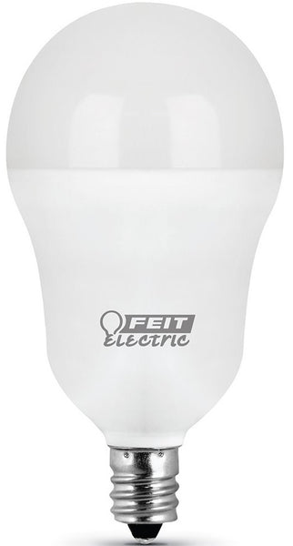Feit Electric A1540C/10KLED/3 Non-Dimmable LED Light Bulbs, 5 Watts, 3/Pk