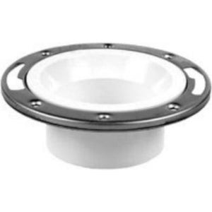 Oatey 43495 PVC Closet Flange Without Test Cap