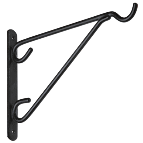 Stanley Hardware 274-530 Outdoor Brackets, Black Vinyl Coated, 8"