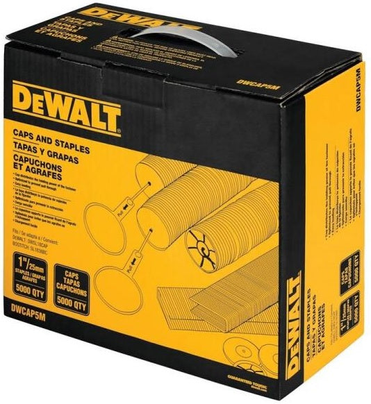 DeWalt DWCAP5M Cap Staple, Bright