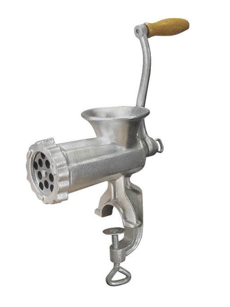 Weston 36-1001-W #10 Manual Meat Grinder, Silver