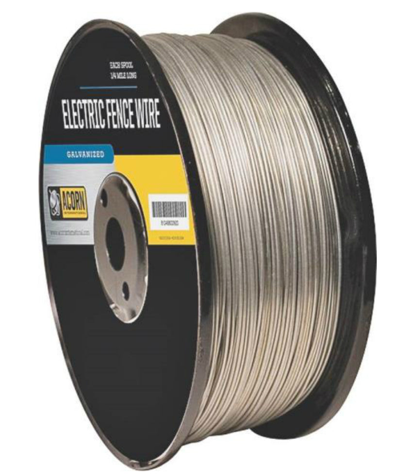 Acorn EFW1714 Galvanized Electric Fence Wire, 17 Gauge