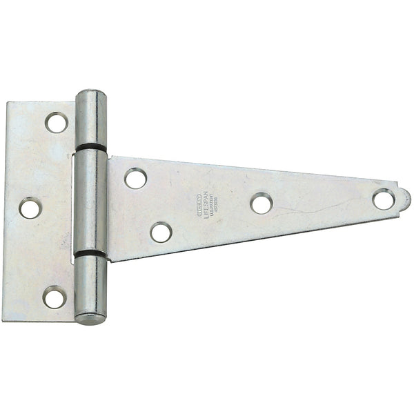 National Hardware N129-080 V286 Extra Heavy T Hinges, Zinc plated, 5"