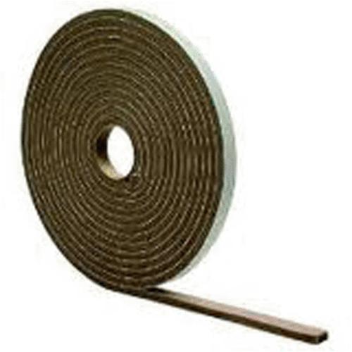 M-D Building Products 02816 High Density Foam Tape, Polyvinyl, 1/4" x 1/2" x 17'