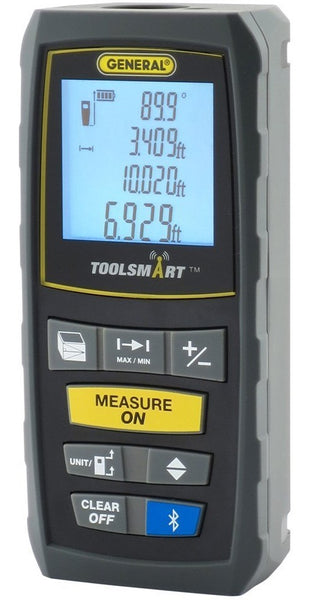 General TS01 ToolSmart Laser Distance Measurer, LCD Display