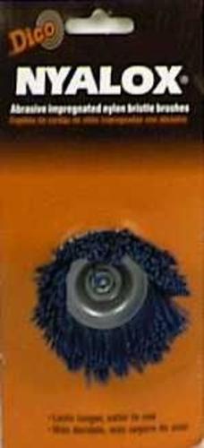Dico Products 541-786-2-1/2 Nylon Cup Brush 2-1/2" - Blue