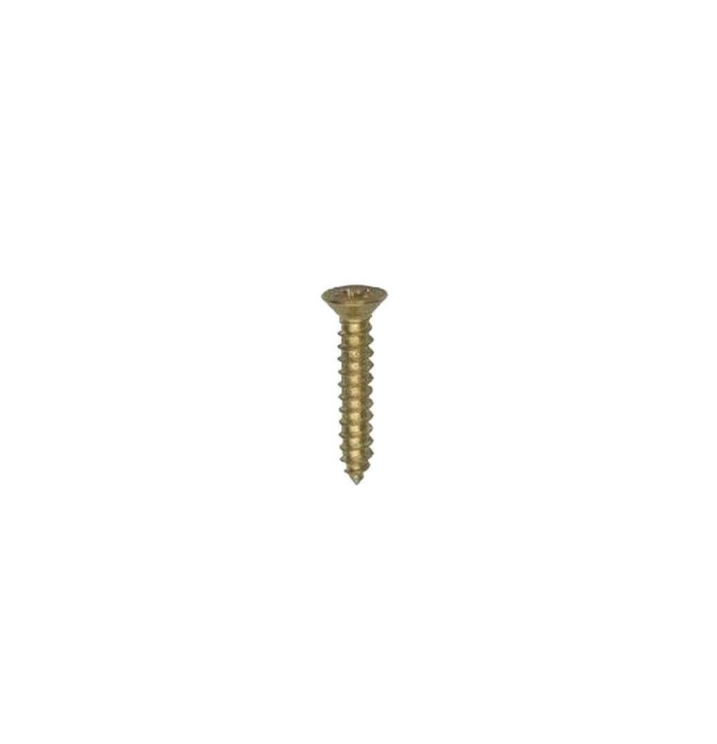 National Hardware N281-568 Shelf Standard Screw, Steel, Brass, #4 x 5/8 Inch