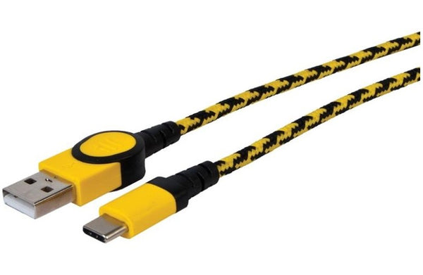 Stanley 131 9596 ST2 USB Charge & Sync Cable, Black/Yellow, 6' L