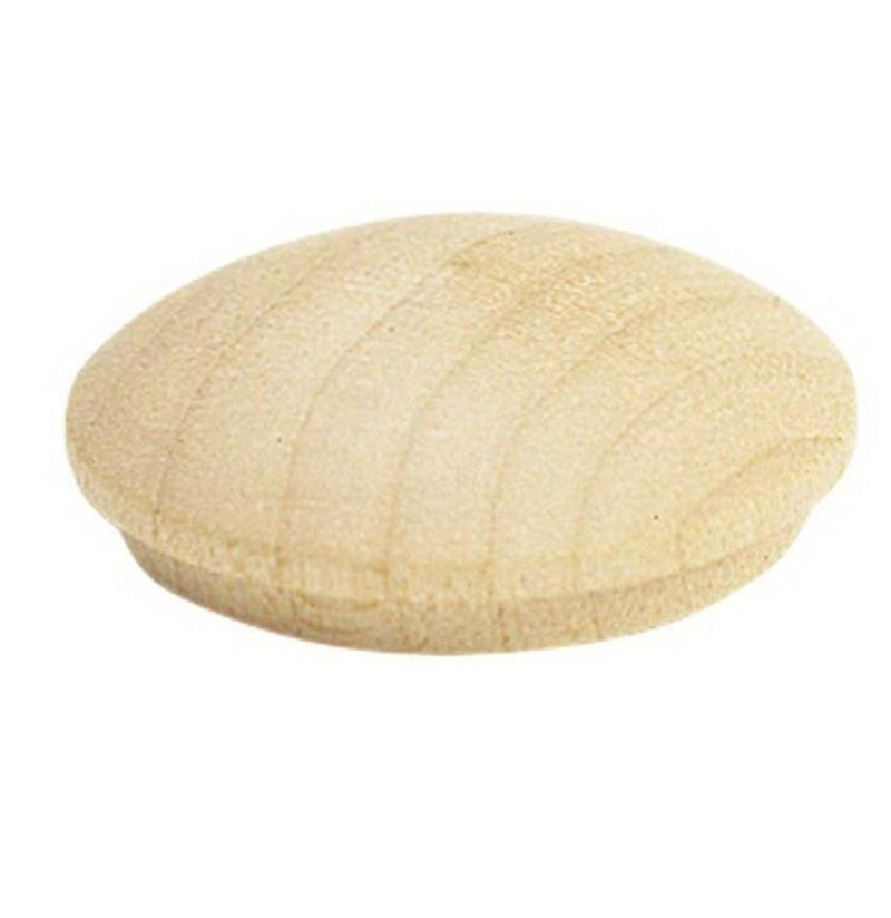 Waddell 8400.75 DP-10 Screwhole Button, Round, Birch