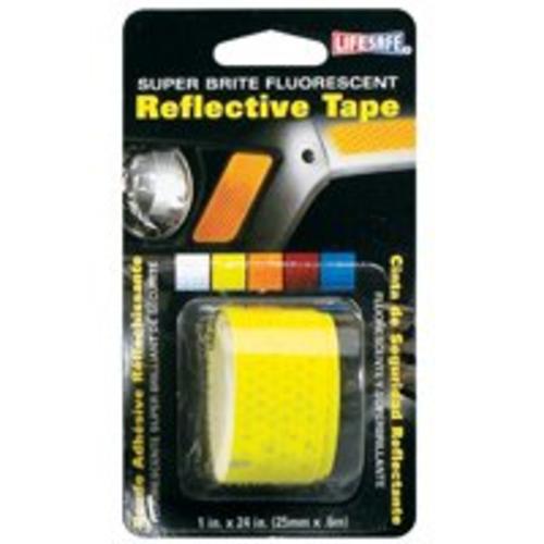 Life Safe RE181 Reflective Tape, 1" x 24", Lime