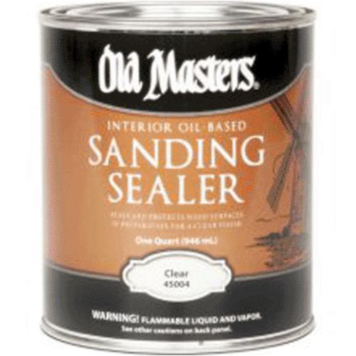Old Masters 45004 Qt Sanding Sealer, Clear