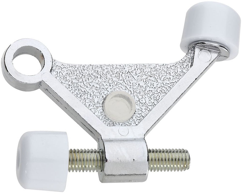 National Hardware N274-076 Hinge Pin Door Stop, Zinc die-cast body, Chrome Plated