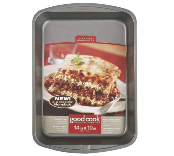 Good Cook 04011 Non-stick Lasagna Pans, 14" X 10"