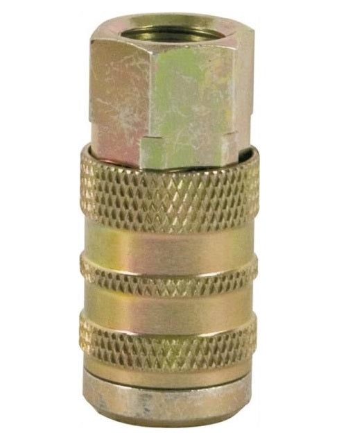 Bostitch IC-14F Industrial Hose Coupler, Steel, 1/4 in x 1/4 in