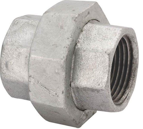 Worldwide Sourcing 1309 3/8" Galvanized Malleable Ground Joint 150# Union