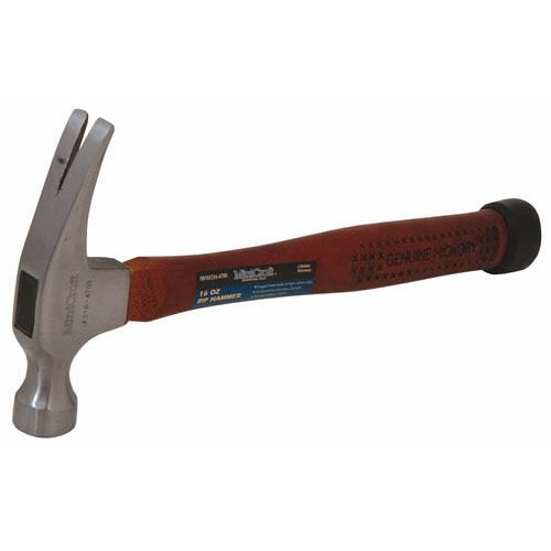 Mintcraft JL20142 Rip Claw Hammer 16 Oz, Hickory Handle