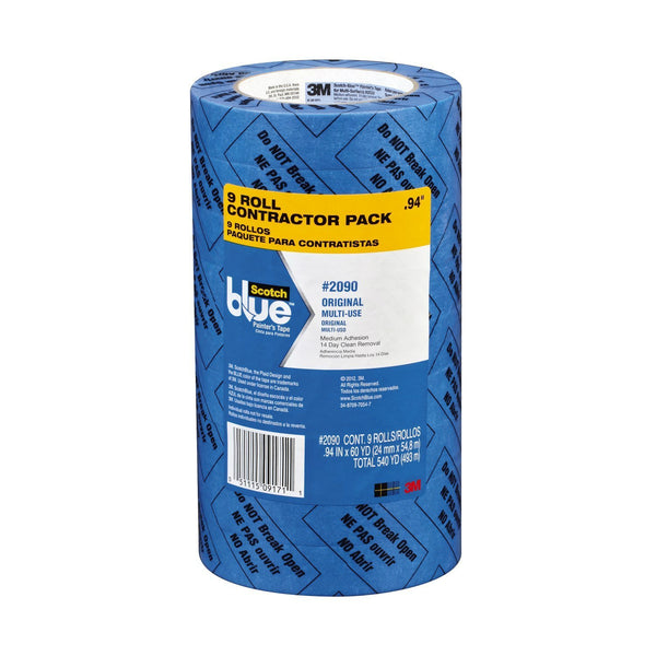 ScotchBlue 2090-48A-CP Multi-Use Painter's Tape, Blue, 1.88" x 60 Yd, 6-Rolls