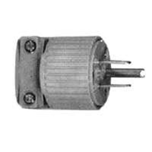 Cooper Wiring 5266 Industrial 3 Wire Plug, Black