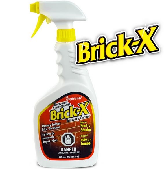 Imperial CH0126 Brick-X Masonry Cleaner, 22 Oz
