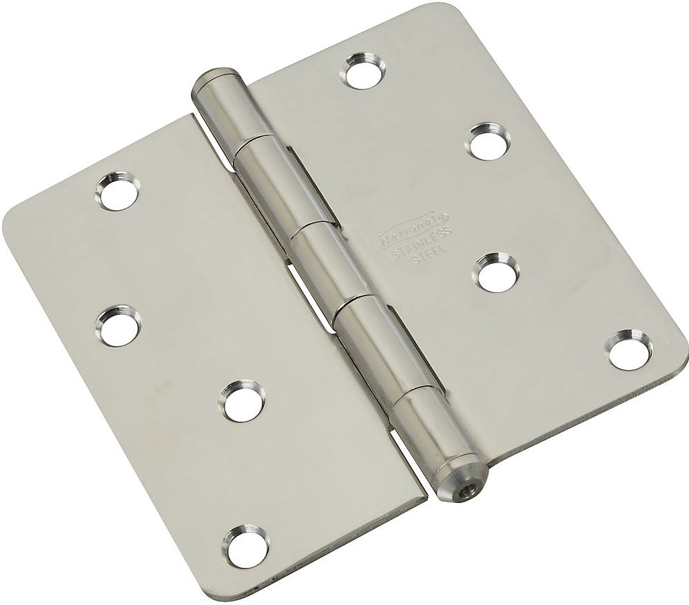 National Hardware N225-953 V514RC Stainless Steel Door Hinge, 4"