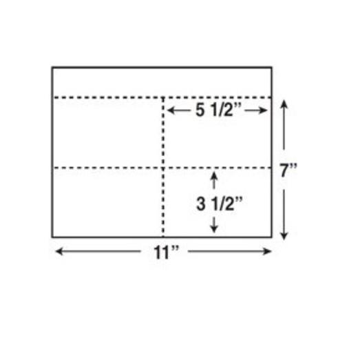 Docuprint 4 OUTDOOR W-117P Otdoor Sign Sheet, 5-1/2"x3-1/2"