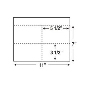 Docuprint 4 OUTDOOR W-117P Otdoor Sign Sheet, 5-1/2"x3-1/2"