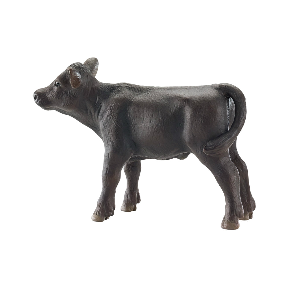 Schleich 13880 Angus Calf Toy Figure, Black