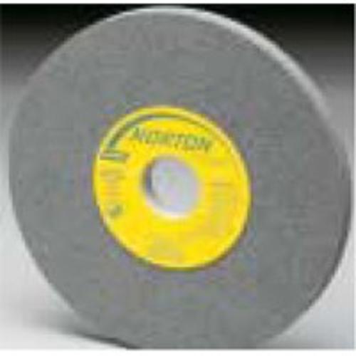 Norton Gemini Bench and Pedestal Grinding Wheel, Type 01, Round Hole, Aluminum Oxide, Fine Grit, 3/4" Thickness x 6" Diameter