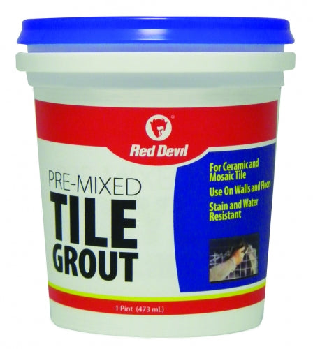 Red Devil 0428 Pre-Mixed Tile Grout, Pint