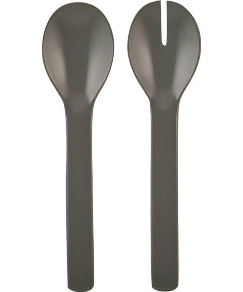 Knack3 253901I Melamine Salad Server, Cool Gray, Set of 2