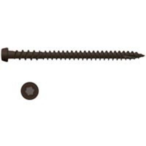 National Nail 349074 Deck Screws 3" x #10,Dark Brown