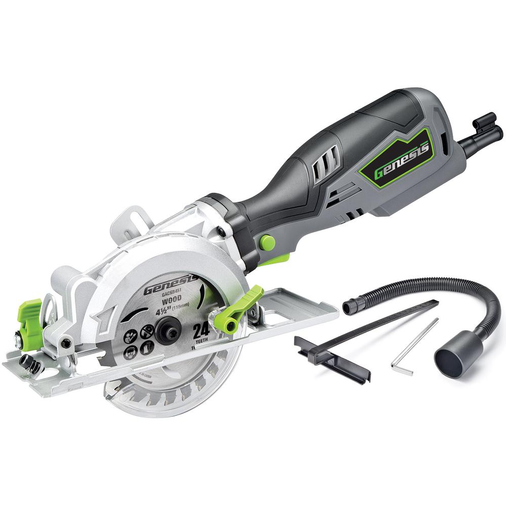 Genesis GCS545C Compact Circular Saw, 5.8 Amp, 4-1/2"