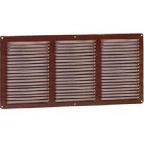 L L Building EAC16X8BR Aluminum Undereve Vent, Brown, 16"X8"