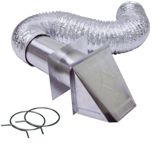 Lambro 280 Aluminum Duct with Tension Spring, 4" x 5'