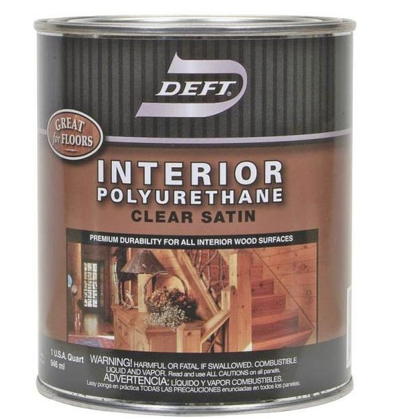 Deft 226-04 Oil-Based Interior Polyurethane Varnish, 1 Quart