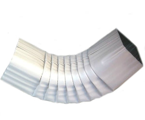 Raingo AW301A Duraspout Down Spout Elbow, 3"x 4", White