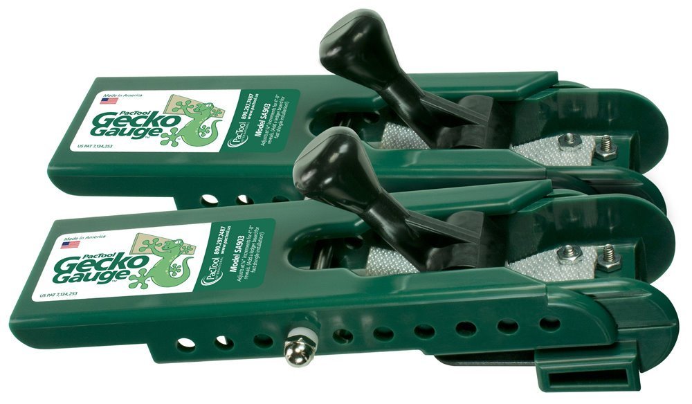 Pactool SA903 Gecko Gauge Hardi Board Siding Gauge, 4" - 8", 2 Pair/Pack