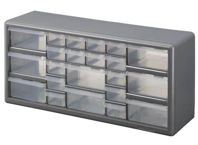 Stack-On DS-22 Multi-Drawer Storage Cabinet, Gray, 22-Drawer