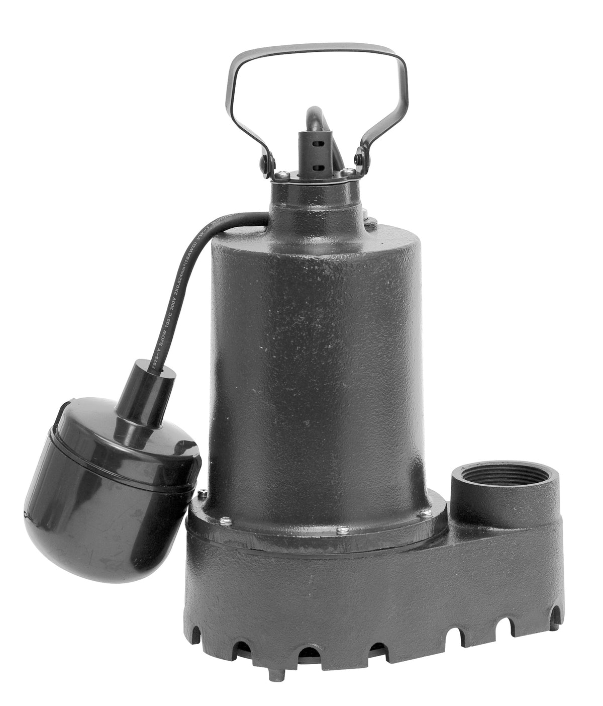 Superior Pump 92331 Tethered Iron Sump Pump, 1/3 Hp