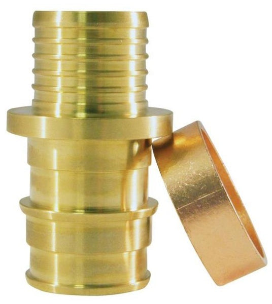 Apollo EPXBC345PK Pipe Coupling, Brass, Pex x Poly-B, 3/4"