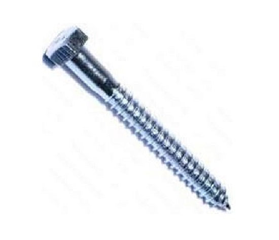 Midwest 01335 1/2X4-1/2In Zinc Hex Lag Bolt